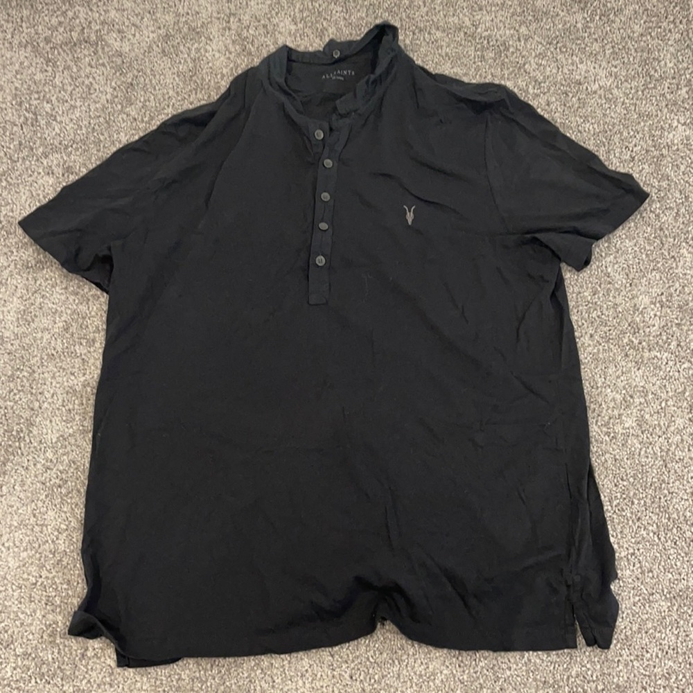 All Saints polo black XXL